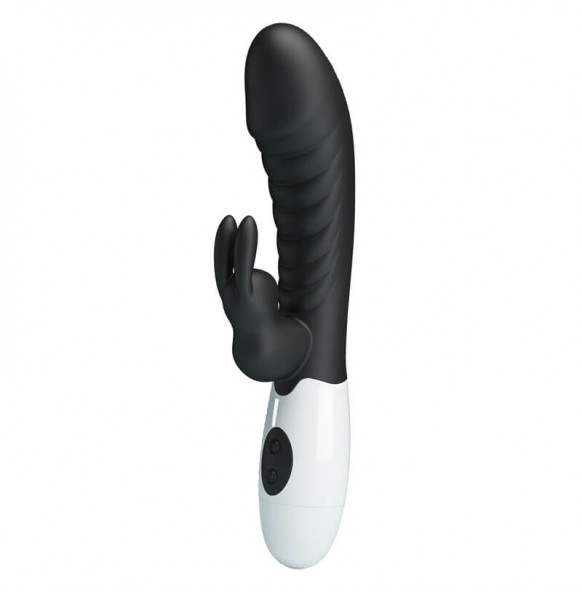 Pretty Love - Naughty Bunny Powerful Vibrating Massager Wand (Battery - Black) Pretty Love - Naughty Bunny Powerful Vibrating Massager Wand (Battery - Black)